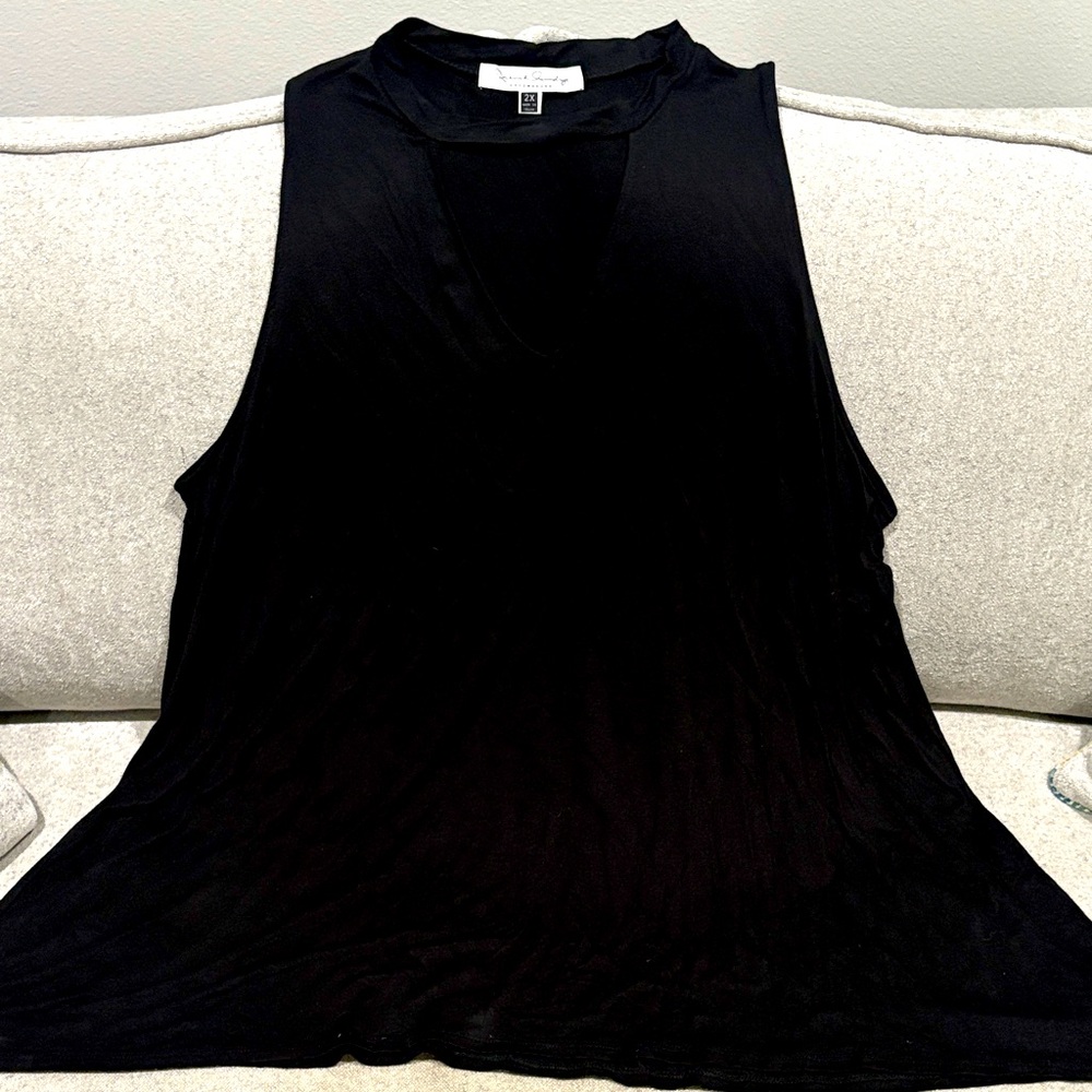 French Laundry Black Muscle Tee